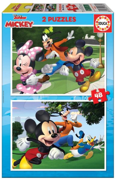 Puzzle Mickey&Friends Educa 2x48 darabos 4 évtől gyerek játék webáruház - játék rendelés online Puzzle és társasjátékok | Gyerek puzzle | Gyerek puzzle 8 - 99 darabos