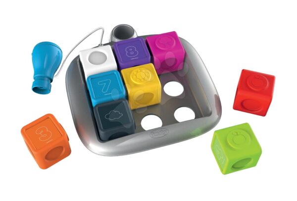 Interaktív játék Clever Cubes Smart Smoby 3 oktatójátékkal