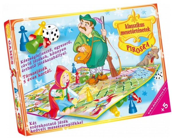 Dohány társasjáték Piroska 618-5 gyerek játék webáruház - játék rendelés online Puzzle és társasjátékok | Társasjátékok | Gyerek társasjátékok