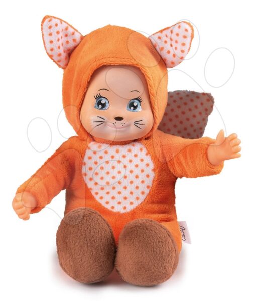Játékbaba Róka jelmezben Mini Animal Doll Minikiss Smoby 20 cm 12 hó-tól gyerek játék webáruház - játék rendelés online Játékbabák gyerekeknek | Játékbabák kislányoknak | Játékbabák 9 hónapos kortól