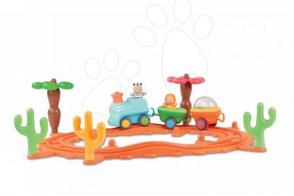 Smoby gyerek zenélő vonat Cotoons 211090 barna gyerek játék webáruház - játék rendelés online Bébijátékok | Érzékek és motorika fejlesztése   | Zenélő bébijátékok
