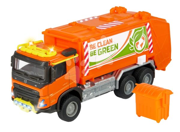 Szemeteskocsi Volvo Truck Majorette hanggal és fénnyel hossza 19 cm gyerek játék webáruház - játék rendelés online Játékautók és szimulátorok | Teherautók