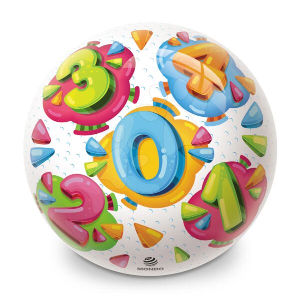 Gumilabda számokkal BioBallls Mondo 23 cm gyerek játék webáruház - játék rendelés online Kerti játékok  | Sport és kerti játékok | Labdák | Meselabdák