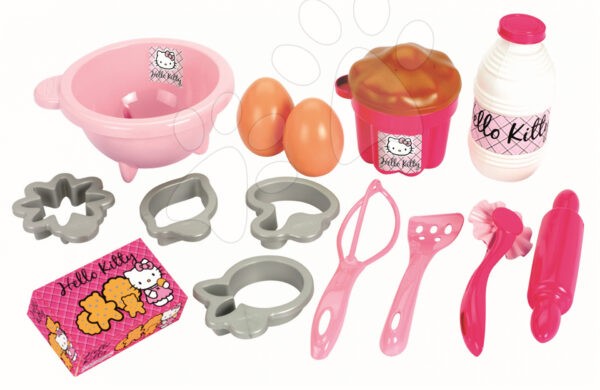 Écoiffier gyermek cukrász szett Hello Kitty 2610-1 rózsaszín-narancssárga gyerek játék webáruház - játék rendelés online Játékkonyhák | Játékkonyha kiegészítők és edények