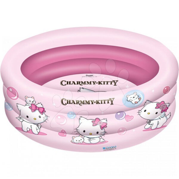Mondo háromgyűrűs medence gyerekeknek Charmmy Kitty 16042 rózsaszín gyerek játék webáruház - játék rendelés online Kerti játékok  | Sport és kerti játékok | Strandjátékok | Gyerekmedencék