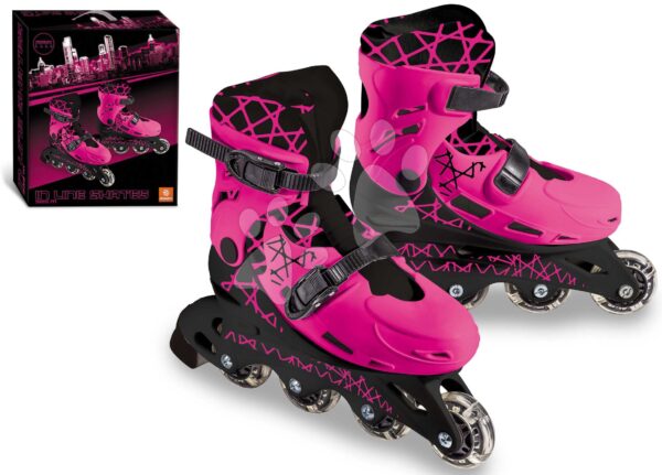 Görkorcsolya in-line Girl Mondo rózsaszín 4 kerekű PVC kerekek 64*24mm méret 33-36 5 évtől gyerek játék webáruház - játék rendelés online Kerti játékok  | Sport és kerti játékok | Rekreációs sport | Gyerek görkorcsolyák