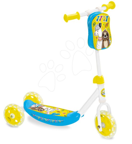 Háromkerekű roller Láma és barátai Mondo táskával gyerek játék webáruház - játék rendelés online Járművek gyerekeknek | Rollerek | Háromkerekű rollerek