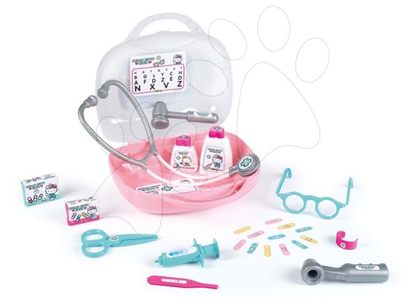 Orvosi koffer Hello Kitty Smoby 25 kiegészítővel gyerek játék webáruház - játék rendelés online Szerepjátékok | Orvosok és állatorvosok | Orvosi kocsik gyerekeknek