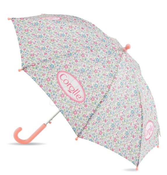 Virágmintás esernyő Flowers Umbrella Les Bagages Corolle 62 cm fogantyúval és 83 cm átmérővel gyerek játék webáruház - játék rendelés online Kreatív és didaktikus játékok | Iskolai kellékek | Iskolai hátizsákok