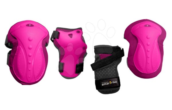 smarTrike védőfelszerelés Safety Gear set XS térdre és csuklóra ergonomikus műanyagból rózsaszín 4002001 gyerek játék webáruház - játék rendelés online Járművek gyerekeknek | Gyerek védőfelszerelés