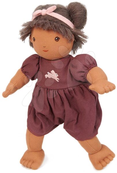 Rongybaba Baby Lola Doll ThreadBear 35 cm pihe-puha pamutból levehető pelussal gyerek játék webáruház - játék rendelés online Játékbabák gyerekeknek | Játékbabák kislányoknak | Rongybabák