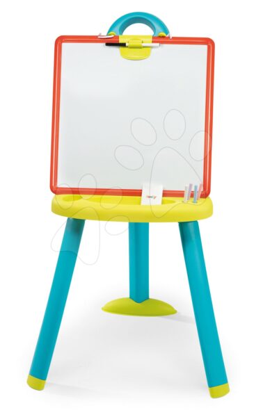 Tanulótábla kétoldalas Activity Plastic Board Smoby 2in1 mágneses filctollal és krétával írható 7 kiegészítővel gyerek játék webáruház - játék rendelés online Kreatív és didaktikus játékok | Tanuló rajztáblák