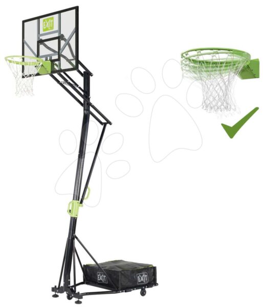 Kosárlabda konstrukció palánkkal és flexibilis kosárral Galaxy Portable Basketball Exit Toys acél áthelyezhető magasságilag állítható gyerek játék webáruház - játék rendelés online Kerti játékok  | Sport és kerti játékok | Rekreációs sport | Kosárlabda