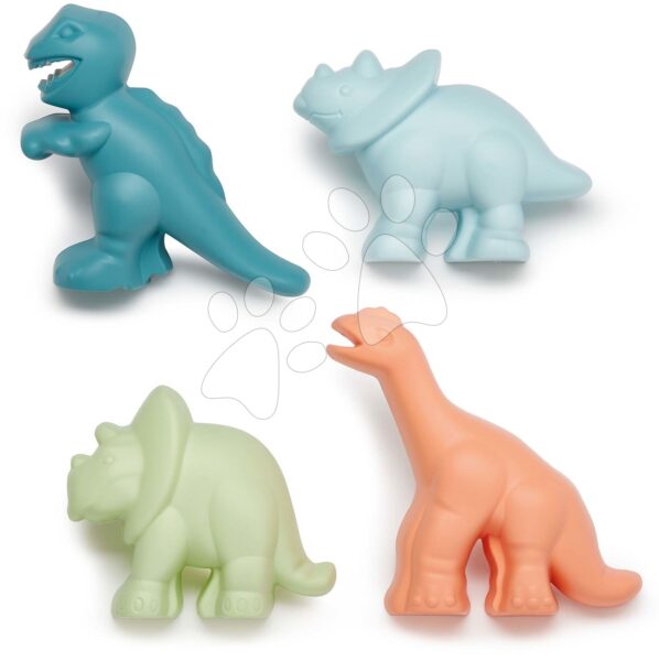 Homokozó formák Dino Sand Mold Écoiffier 4 darab állatka 18 hó-tól gyerek játék webáruház - játék rendelés online Kerti játékok  | Homokozó játékok | Homokozó formák
