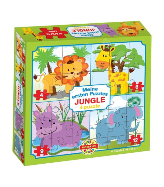 Dohány gyerek puzzle Én első puzzlem dzsungel 500-2 gyerek játék webáruház - játék rendelés online Bébijátékok | Érzékek és motorika fejlesztése   | Bébi puzzle