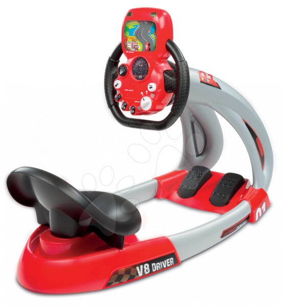 Smoby autóvezető szimulátor gyerekeknek 500243 piros gyerek játék webáruház - játék rendelés online Játékautók és szimulátorok | Autó szimulátor gyerekeknek