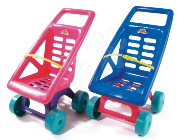 Dohány szögletes játékbabakocsi Buggy játékbabának 5012E rózsaszín/kék gyerek játék webáruház - játék rendelés online Játékbabák gyerekeknek | Játék babakocsik | Játék babakocsik 18 hónapos kortól