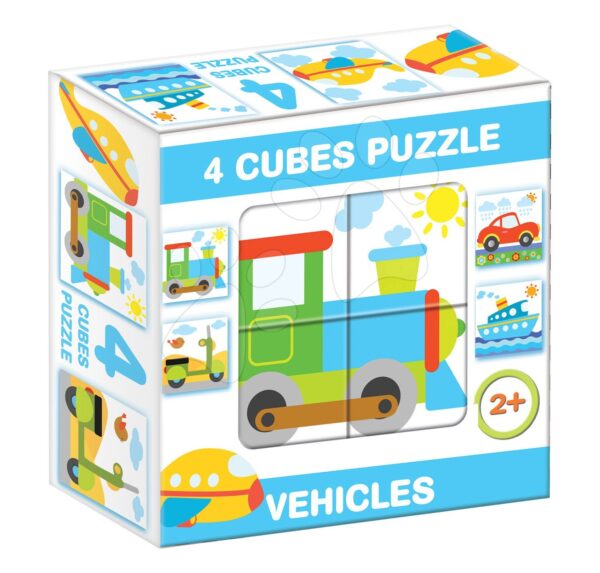 Dohány játékkockák gépjárművek 599-4 gyerek játék webáruház - játék rendelés online Építőjátékok | Mesekockák
