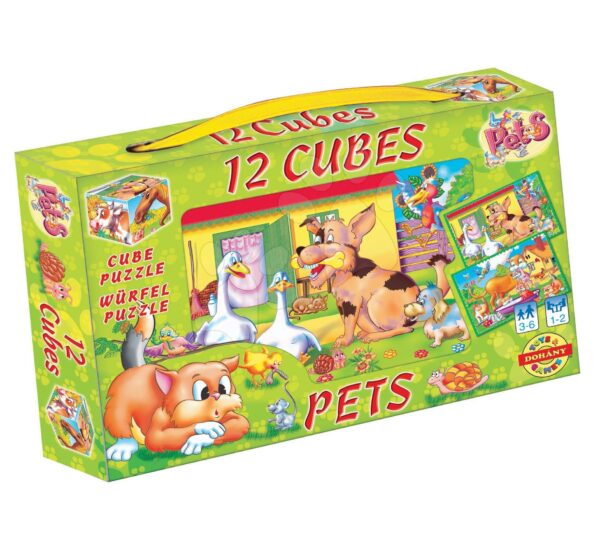 Dohány nagy játékkockák mix háziállatok 602-3 gyerek játék webáruház - játék rendelés online Építőjátékok | Mesekockák
