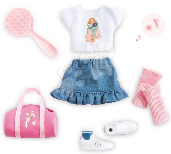 Ruha szett Romantic Dressing Room Corolle Girls 28 cm játékbabára 7 kiegészítő 4 évtől gyerek játék webáruház - játék rendelés online Játékbabák gyerekeknek | Játékbaba ruhák