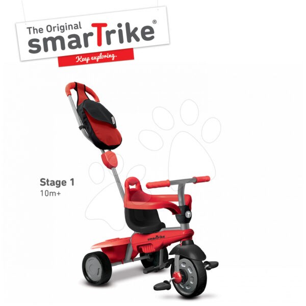 Tricikli smarTrike Breeze GL 3in1 6160500 piros-fekete gyerek játék webáruház - játék rendelés online Tricikli | Triciklik 10 hónapos kortól