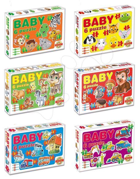 Dohány baby puzzle Baby Állatkák és közlekedési eszközök 635 gyerek játék webáruház - játék rendelés online Bébijátékok | Érzékek és motorika fejlesztése   | Bébi puzzle