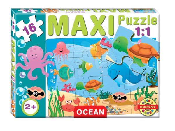 Dohány baby puzzle Maxi Óceán 16 darabos 640 gyerek játék webáruház - játék rendelés online Bébijátékok | Érzékek és motorika fejlesztése   | Bébi puzzle