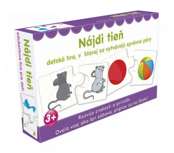 Párosító társasjáték Találd meg az árnyékát Dohány 4 különböző nyelven gyerek játék webáruház - játék rendelés online Puzzle és társasjátékok | Társasjátékok | Gyerek társasjátékok