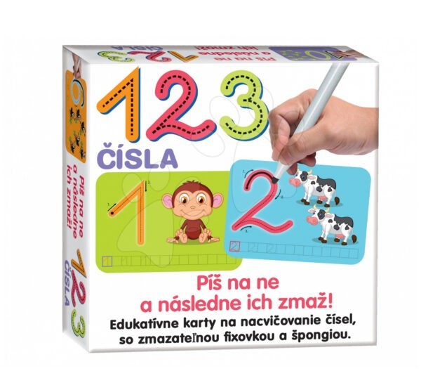 Oktatójáték Számok 123 Dohány szlovák verzió 3 évtől gyerek játék webáruház - játék rendelés online Kreatív és didaktikus játékok | Rajzolás és festés