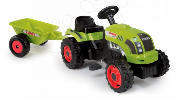 Smoby gyerek traktor Claas GM 710107 zöld gyerek játék webáruház - játék rendelés online Járművek gyerekeknek | Gyermekjárművek | Pedálos gyermekjárművek