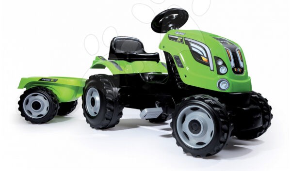Smoby traktor Farmer XL 710111 zöld gyerek játék webáruház - játék rendelés online Járművek gyerekeknek | Gyermekjárművek | Pedálos gyermekjárművek