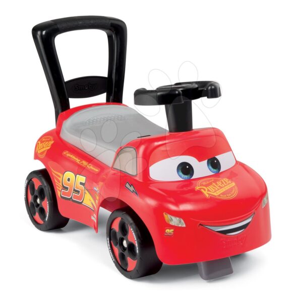 Smoby bébitaxi és járássegítő autó Cars Disney háttámlával és tárolórésszel piros 720523 gyerek játék webáruház - játék rendelés online Járművek gyerekeknek | Bébitaxik | Bébitaxik 10 hónapos kortól