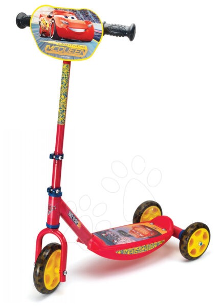 Roller háromkerekű Disney Smoby Verdák 3 750154 piros gyerek játék webáruház - játék rendelés online Járművek gyerekeknek | Rollerek | Háromkerekű rollerek