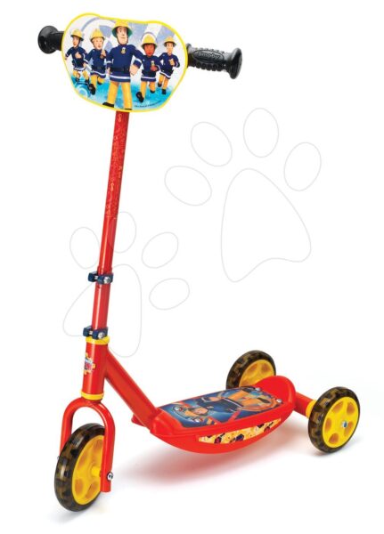 Smoby gyermek roller háromkerekű Fireman Sam állítható kormánnyal 750155 gyerek játék webáruház - játék rendelés online Járművek gyerekeknek | Rollerek | Háromkerekű rollerek