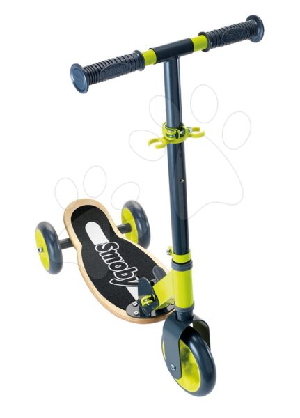 Fa háromkerekű roller Wooden Scooter Smoby összecsukható és magasságilag állítható 3 évtől gyerek játék webáruház - játék rendelés online Járművek gyerekeknek | Rollerek | Háromkerekű rollerek