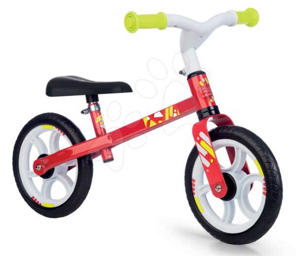 Smoby tanulóbicikli First Bike Red fémszerkezettel és állítható üléssel 770204 gyerek játék webáruház - játék rendelés online Járművek gyerekeknek | Bébitaxik | Bébitaxik 18 hónapos kortól