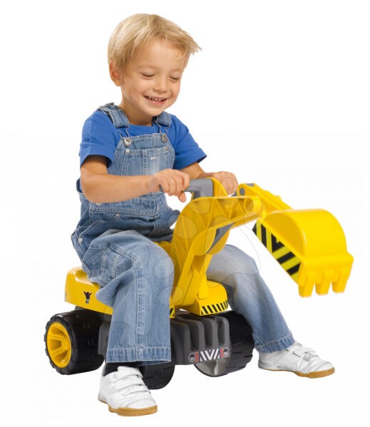 BIG Power Maxi markológép üléssel 55811 sárga gyerek játék webáruház - játék rendelés online Járművek gyerekeknek | Bébitaxik | Bébitaxik 18 hónapos kortól