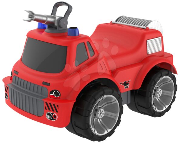 Tűzoltó autó üléssel Maxi Firetruck Power Worker BIG vízágyúval gumikerekekkel 2 éves kortól gyerek játék webáruház - játék rendelés online Járművek gyerekeknek | Bébitaxik | Bébitaxik 18 hónapos kortól