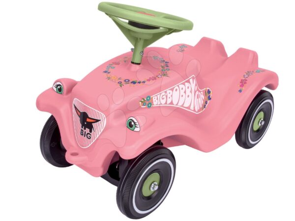 BIG bébitaxi kisautó Flower Bobby Car Classic dudával 56110 rózsaszín gyerek játék webáruház - játék rendelés online Járművek gyerekeknek | Bébitaxik | Bébitaxik 12 hónapos kortól