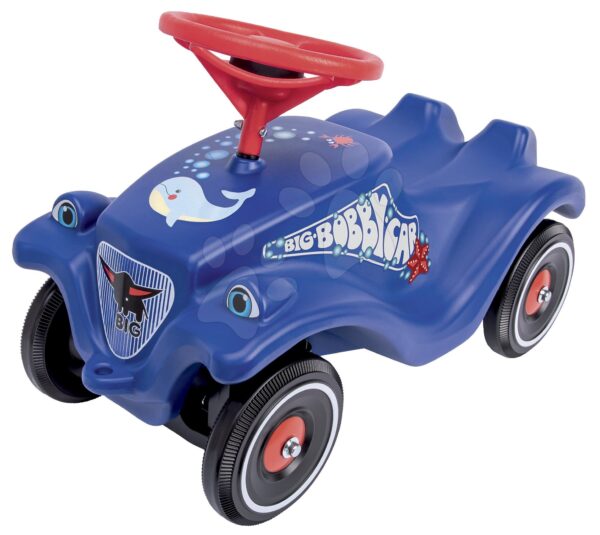 Bébitaxi autó Bobby Car Classic Ocean BIG kék hanggal és tenger világa matricákkal 12 hó-tól gyerek játék webáruház - játék rendelés online Járművek gyerekeknek | Bébitaxik | Bébitaxik 12 hónapos kortól