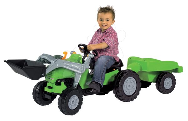 BIG pedálos traktor Jimmy 56525 zöld gyerek játék webáruház - játék rendelés online Járművek gyerekeknek | Gyermekjárművek | Pedálos gyermekjárművek