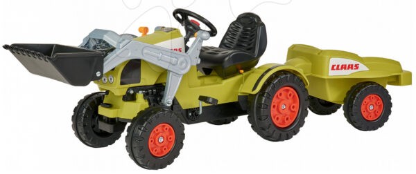 BIG pedálos traktor Claas Celtis 56553 pótkocsival zöld gyerek játék webáruház - játék rendelés online Járművek gyerekeknek | Gyermekjárművek | Pedálos gyermekjárművek