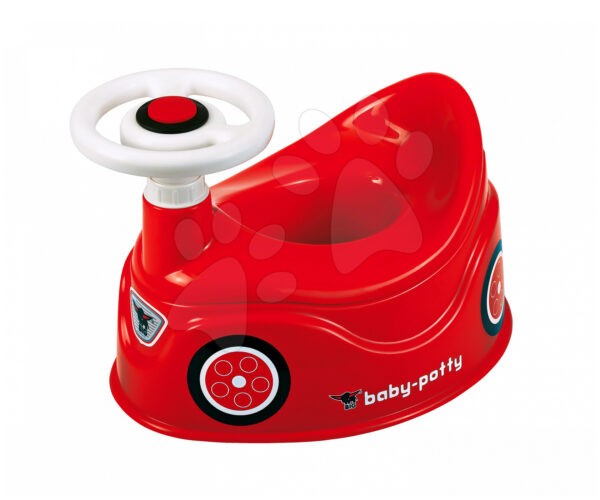 BIG bili autó kormánnyal 56801 piros gyerek játék webáruház - játék rendelés online Babakellékek | Gyermekápolás | Bilik és wc-szűkítők