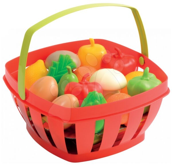 Écoiffier gyermek kosár gyümölcsökkel és zöldségekkel 966 piros gyerek játék webáruház - játék rendelés online Játékkonyhák | Játékkonyha kiegészítők és edények