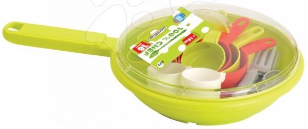 Écoiffier gyermek serpenyő Cheef Cook 973-1 zöld gyerek játék webáruház - játék rendelés online Játékkonyhák | Játékkonyha kiegészítők és edények