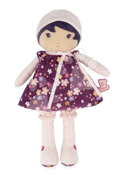 Rongybaba kisbabáknak Violette Doll Tendresse Kaloo 32 cm lila ruhácskában puha textilből 0 hó-tól gyerek játék webáruház - játék rendelés online Játékbabák gyerekeknek | Játékbabák kislányoknak | Rongybabák