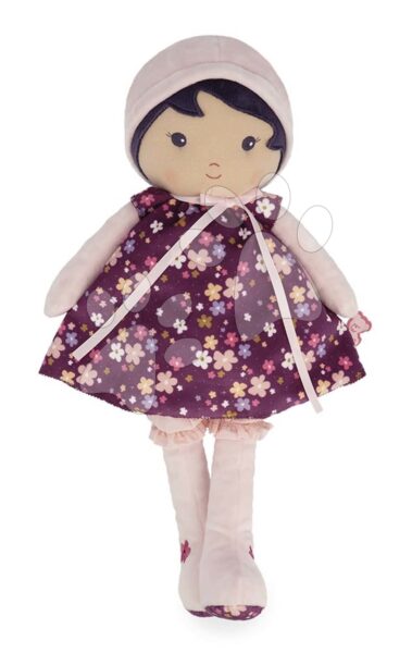 Rongybaba kisbabáknak Violette Doll Tendresse Kaloo 40 cm lila ruhácskában puha textilből 0 hó-tól gyerek játék webáruház - játék rendelés online Játékbabák gyerekeknek | Játékbabák kislányoknak | Rongybabák