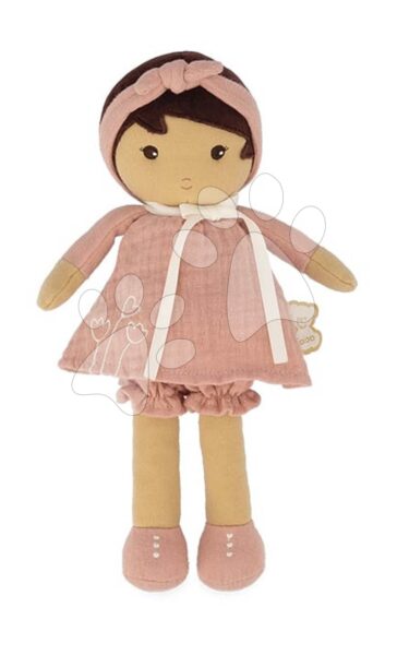 Rongybaba kisbabáknak Amandine Doll Tendresse Kaloo 25 cm rózsaszín ruhácskában puha textilből 0 hó-tól gyerek játék webáruház - játék rendelés online Játékbabák gyerekeknek | Játékbabák kislányoknak | Rongybabák