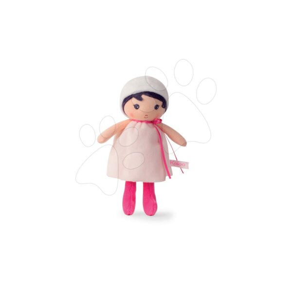 Kaloo rongybaba csecsemőknek Perle K Tendresse 18 cm fehér ruhában lágy textilből ajándékcsomagolásban 962094 gyerek játék webáruház - játék rendelés online Játékbabák gyerekeknek | Játékbabák kislányoknak | Rongybabák