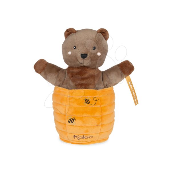 Plüss mackó kesztyűbáb Ted Bear Kachoo Kaloo meglepetés a kaptárban 25 cm legkisebbeknek 0 hó-tól gyerek játék webáruház - játék rendelés online Plüssjátékok | Kesztyűbábok